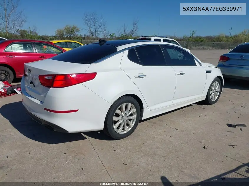 5XXGN4A77EG330971 2014 Kia Optima Ex