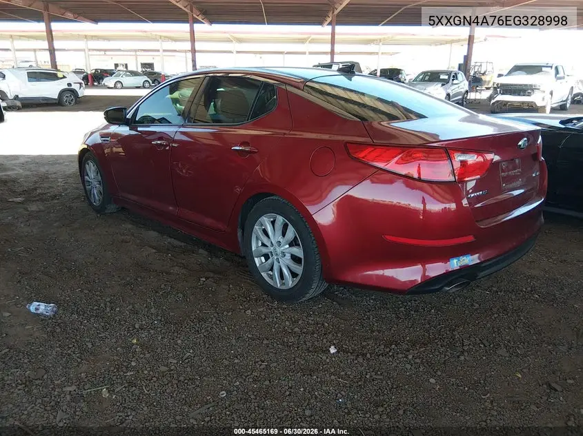 2014 Kia Optima Ex VIN: 5XXGN4A76EG328998 Lot: 45465169