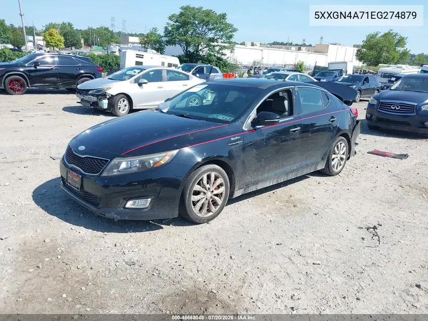 2014 Kia Optima Ex VIN: 5XXGN4A71EG274879 Lot: 45668046