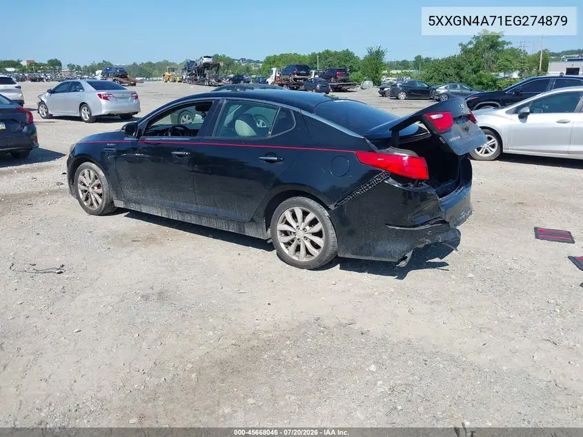 2014 Kia Optima Ex VIN: 5XXGN4A71EG274879 Lot: 45668046