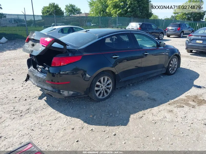 2014 Kia Optima Ex VIN: 5XXGN4A71EG274879 Lot: 45668046