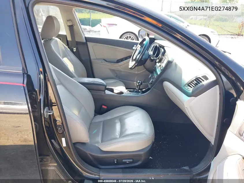 2014 Kia Optima Ex VIN: 5XXGN4A71EG274879 Lot: 45668046
