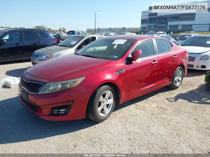 5XXGM4A77FG477179 2015 Kia Optima Lx