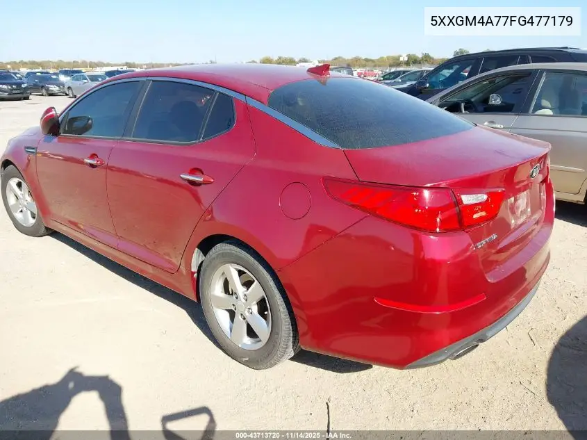 5XXGM4A77FG477179 2015 Kia Optima Lx