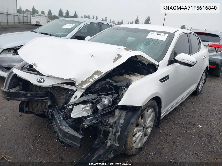 KNAGM4A71F5616840 2015 Kia Optima Lx