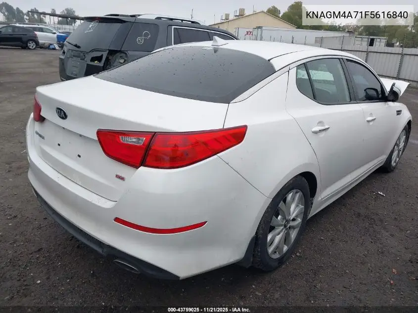 KNAGM4A71F5616840 2015 Kia Optima Lx