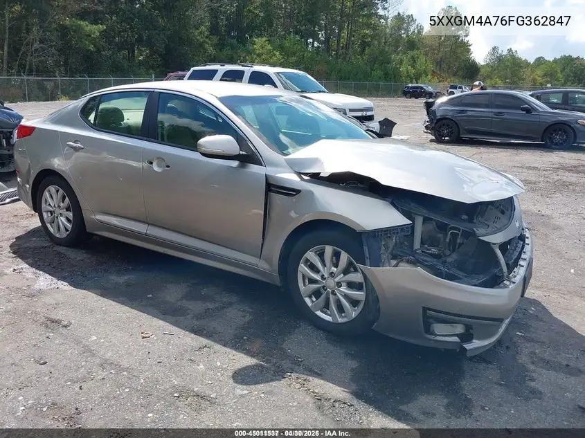 5XXGM4A76FG362847 2015 Kia Optima Lx
