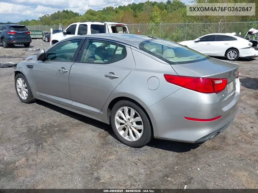 5XXGM4A76FG362847 2015 Kia Optima Lx