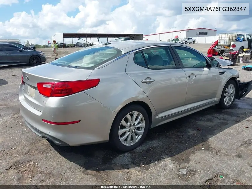 5XXGM4A76FG362847 2015 Kia Optima Lx