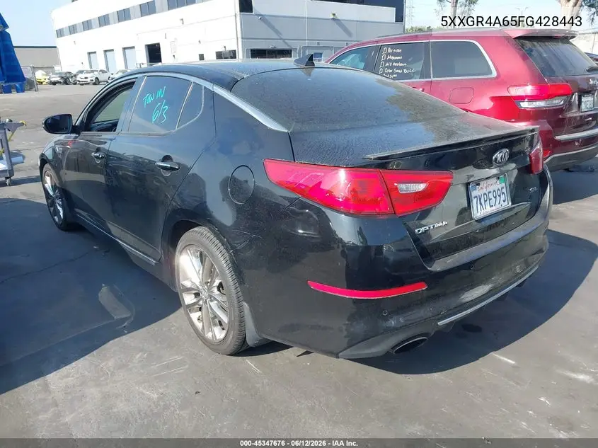 2015 Kia Optima Sxl Turbo VIN: 5XXGR4A65FG428443 Lot: 45347676