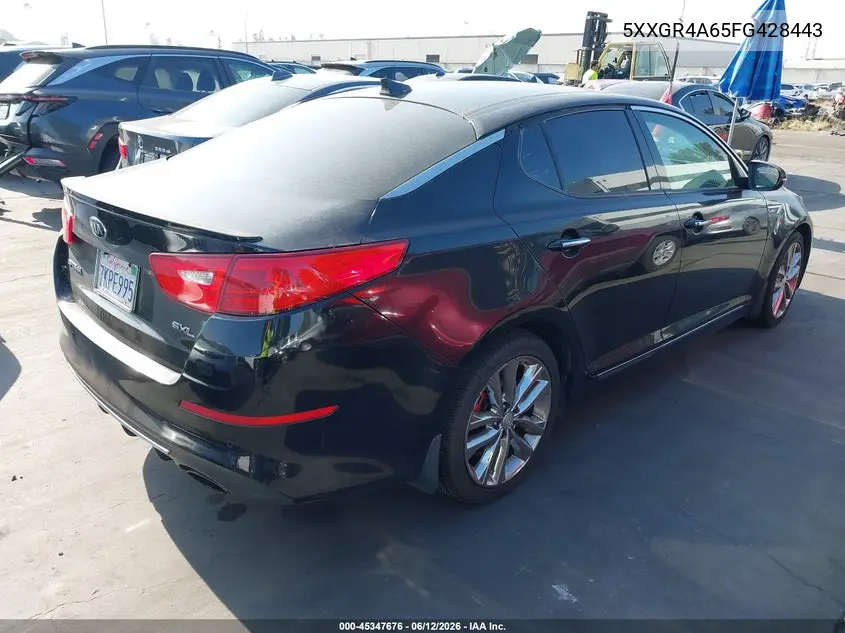 2015 Kia Optima Sxl Turbo VIN: 5XXGR4A65FG428443 Lot: 45347676