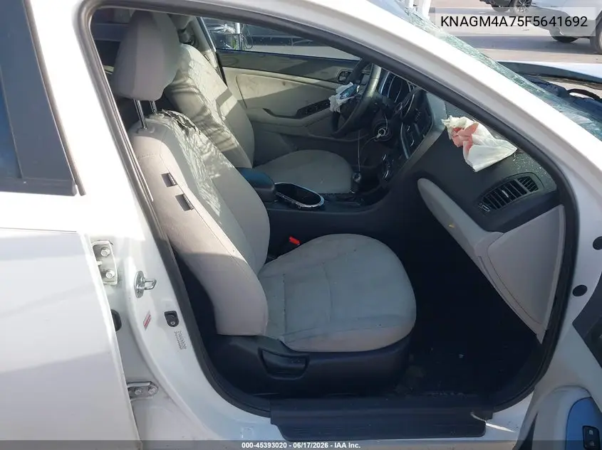 2015 Kia Optima Lx VIN: KNAGM4A75F5641692 Lot: 45393020