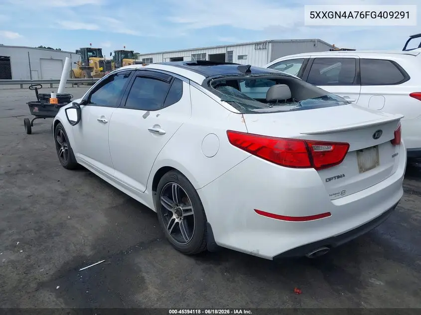 2015 Kia Optima Ex VIN: 5XXGN4A76FG409291 Lot: 45394118