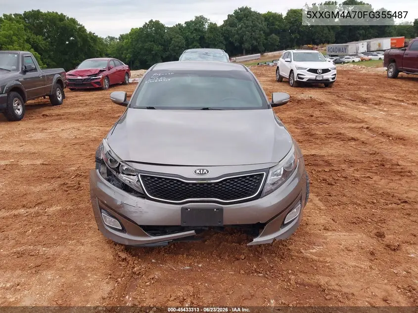 2015 Kia Optima Lx VIN: 5XXGM4A70FG355487 Lot: 45433313
