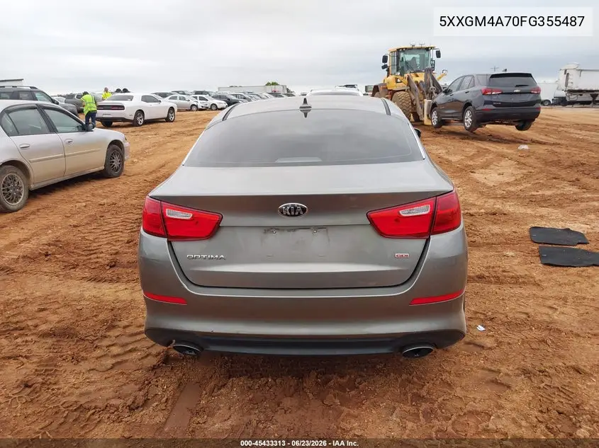 2015 Kia Optima Lx VIN: 5XXGM4A70FG355487 Lot: 45433313