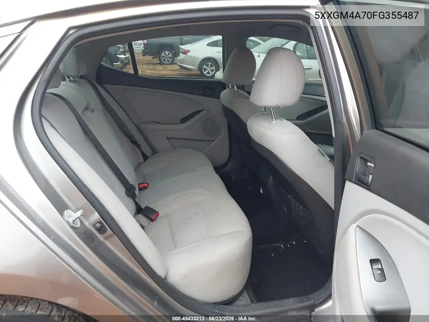 2015 Kia Optima Lx VIN: 5XXGM4A70FG355487 Lot: 45433313