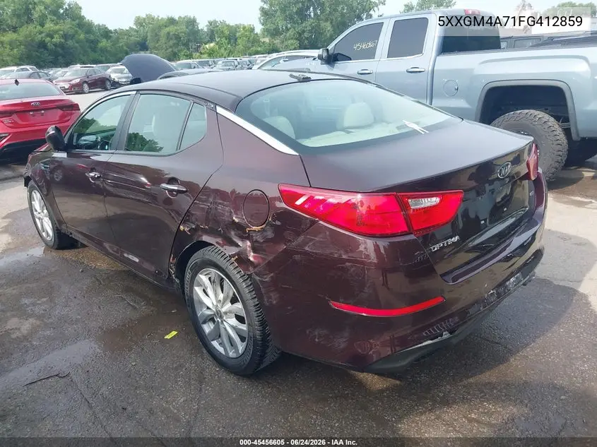 5XXGM4A71FG412859 2015 Kia Optima Lx