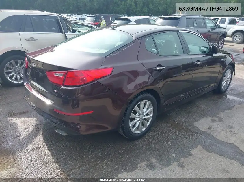5XXGM4A71FG412859 2015 Kia Optima Lx