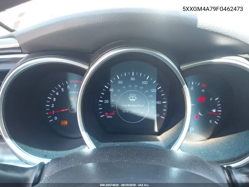 5XXGM4A79FG462473 2015 Kia Optima Lx