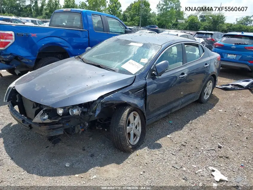 2015 Kia Optima Lx VIN: KNAGM4A7XF5560607 Lot: 45547772