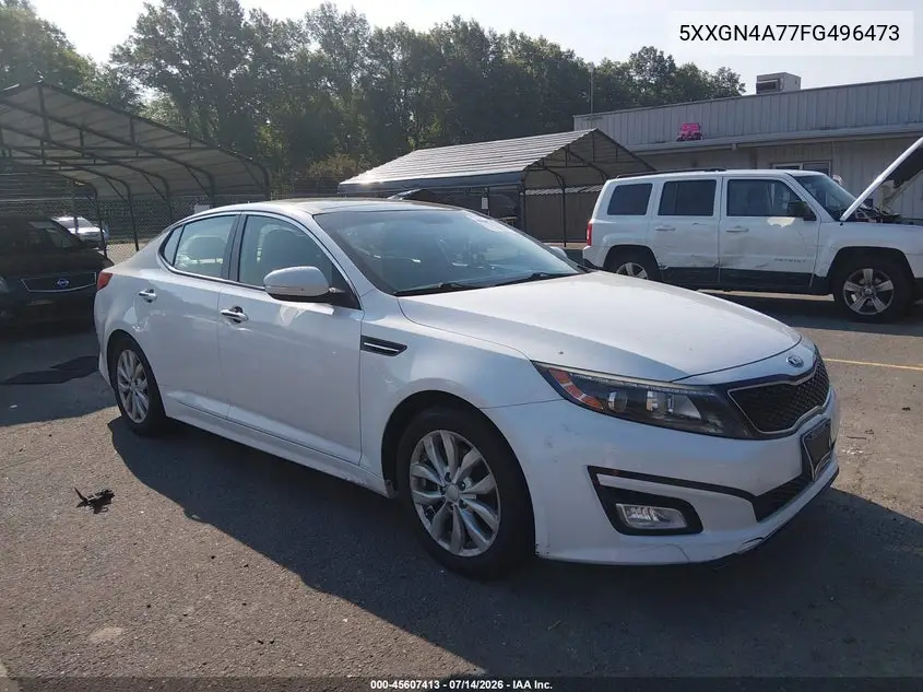 2015 Kia Optima Ex VIN: 5XXGN4A77FG496473 Lot: 45607413