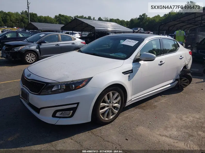 2015 Kia Optima Ex VIN: 5XXGN4A77FG496473 Lot: 45607413