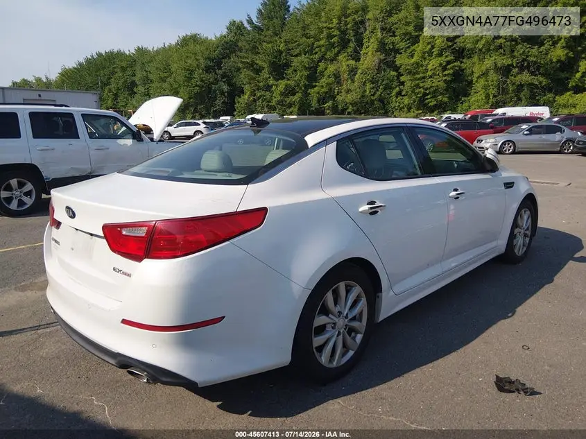 2015 Kia Optima Ex VIN: 5XXGN4A77FG496473 Lot: 45607413
