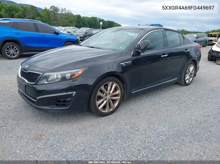 2015 Kia Optima Sxl Turbo VIN: 5XXGR4A69FG449697 Lot: 45611803