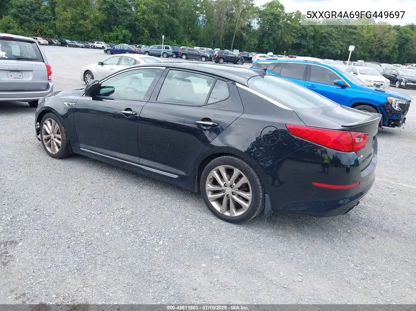 2015 Kia Optima Sxl Turbo VIN: 5XXGR4A69FG449697 Lot: 45611803
