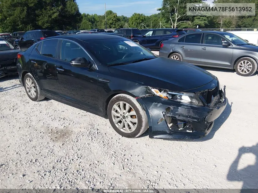 2015 Kia Optima Lx VIN: KNAGM4A78F5613952 Lot: 45666940