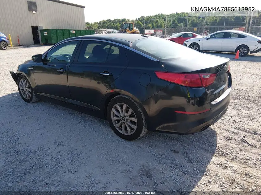 2015 Kia Optima Lx VIN: KNAGM4A78F5613952 Lot: 45666940