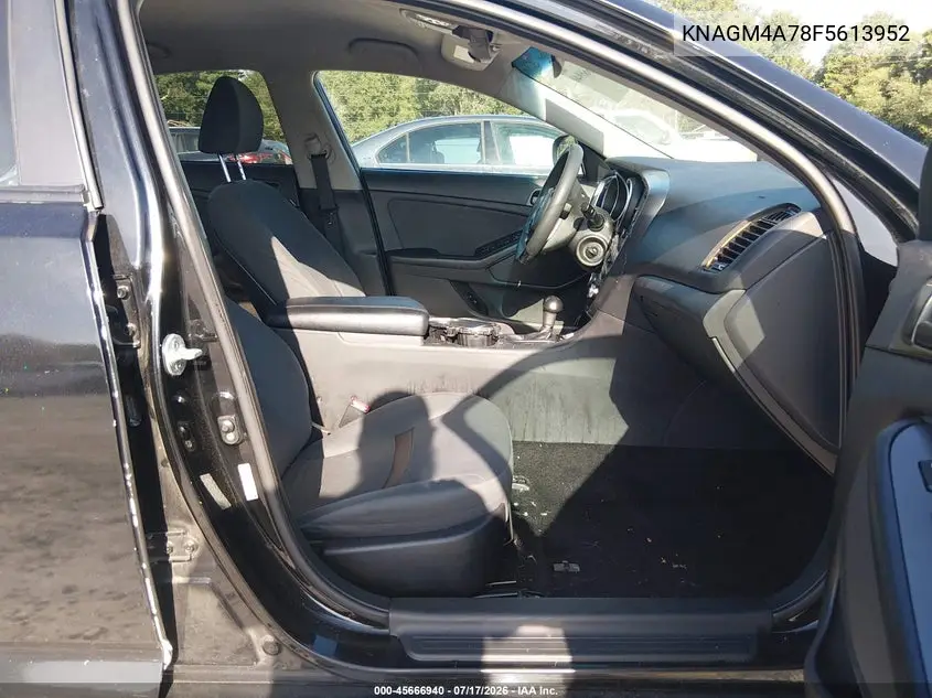 2015 Kia Optima Lx VIN: KNAGM4A78F5613952 Lot: 45666940