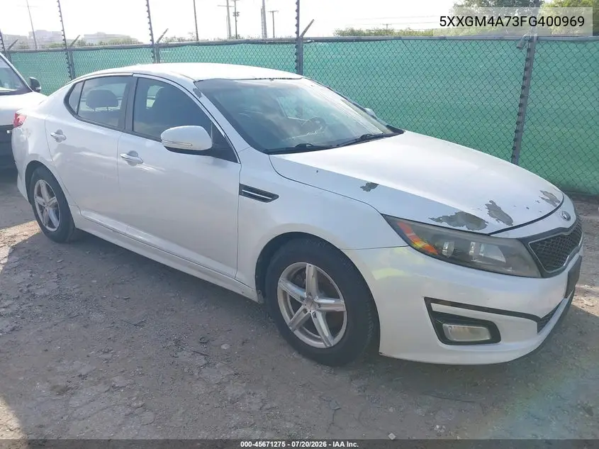 2015 Kia Optima Lx VIN: 5XXGM4A73FG400969 Lot: 45671275