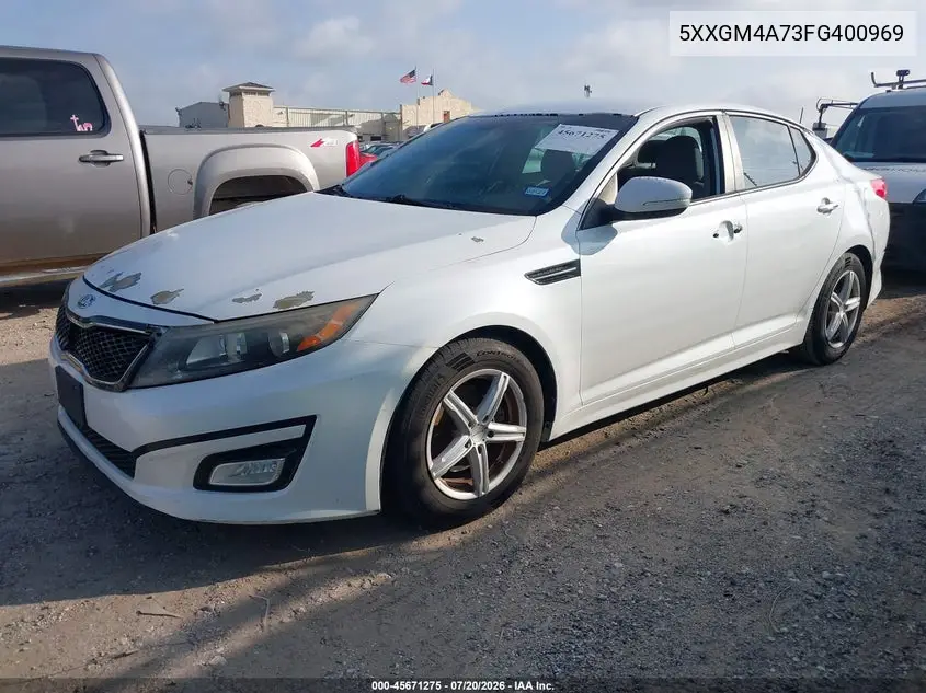 2015 Kia Optima Lx VIN: 5XXGM4A73FG400969 Lot: 45671275