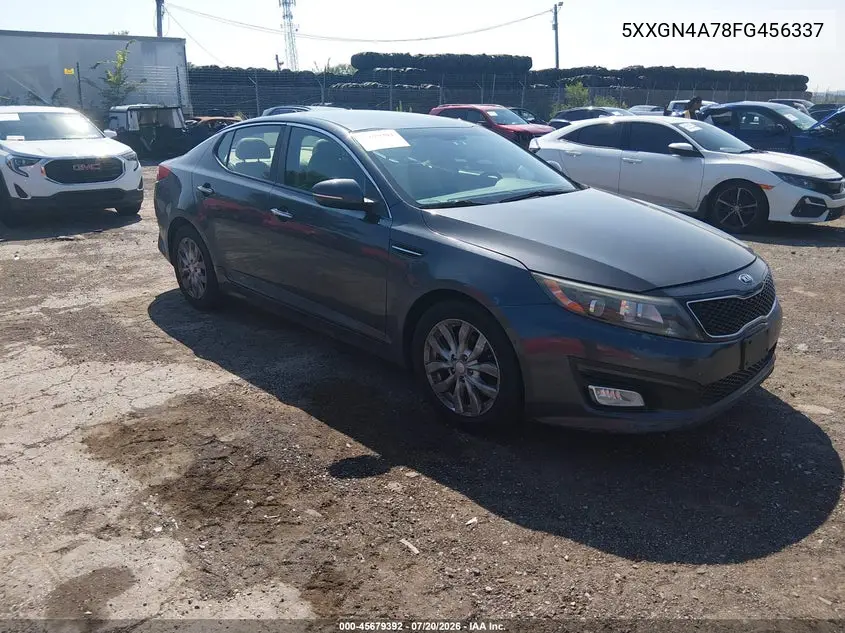 2015 Kia Optima Ex VIN: 5XXGN4A78FG456337 Lot: 45679392