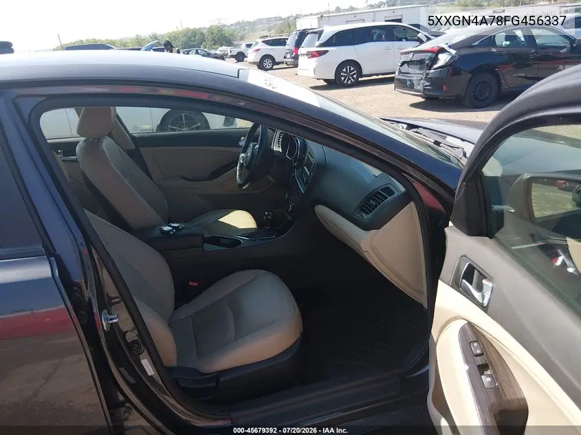 2015 Kia Optima Ex VIN: 5XXGN4A78FG456337 Lot: 45679392