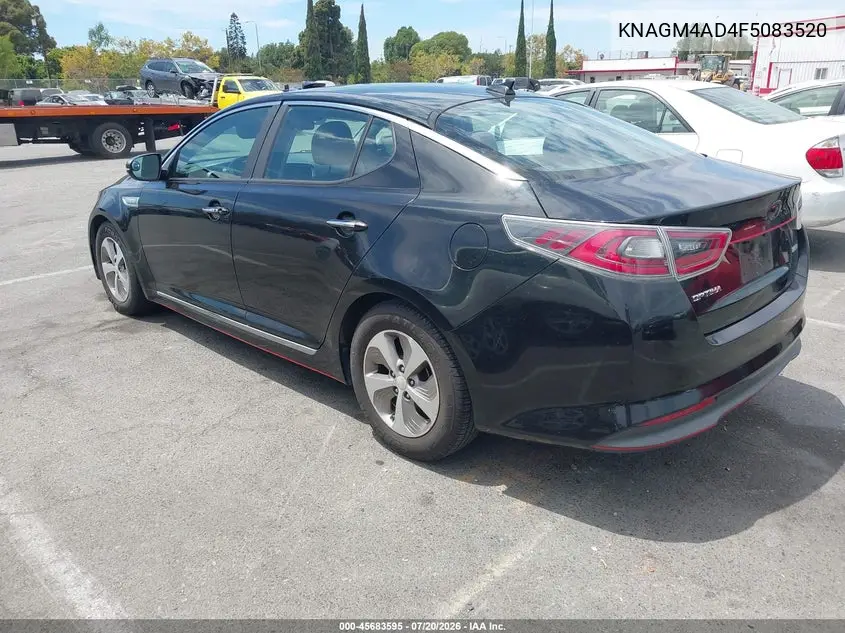 2015 Kia Optima Hybrid VIN: KNAGM4AD4F5083520 Lot: 45683595