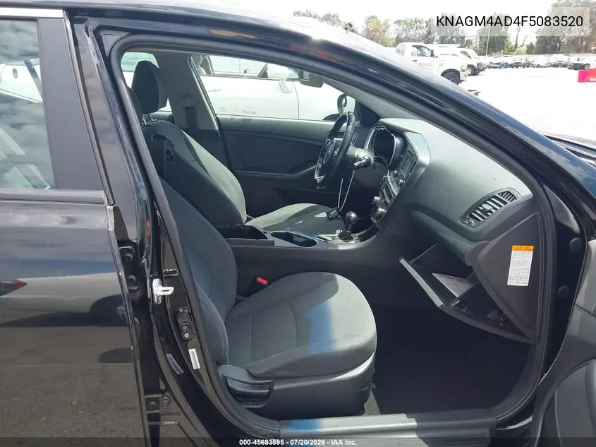 2015 Kia Optima Hybrid VIN: KNAGM4AD4F5083520 Lot: 45683595