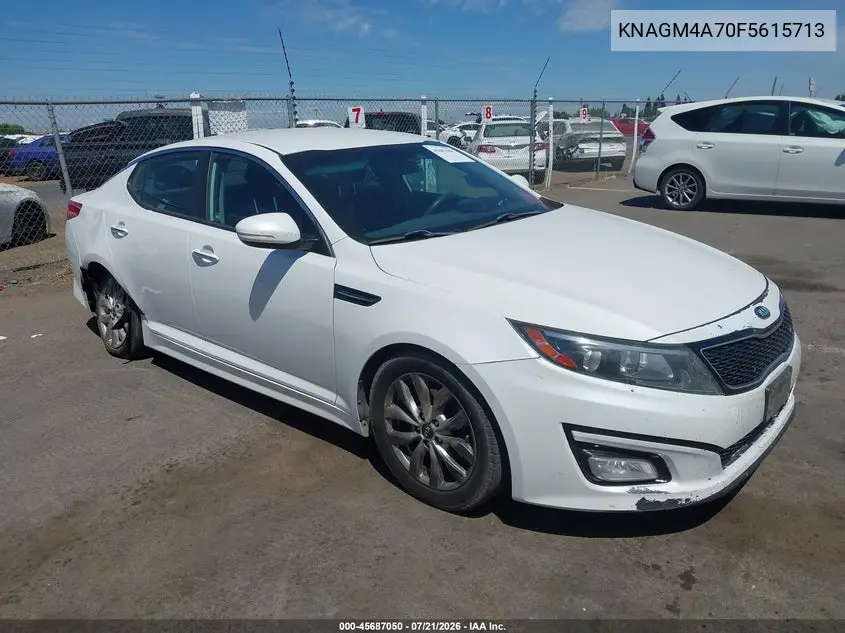 2015 Kia Optima Lx VIN: KNAGM4A70F5615713 Lot: 45687050