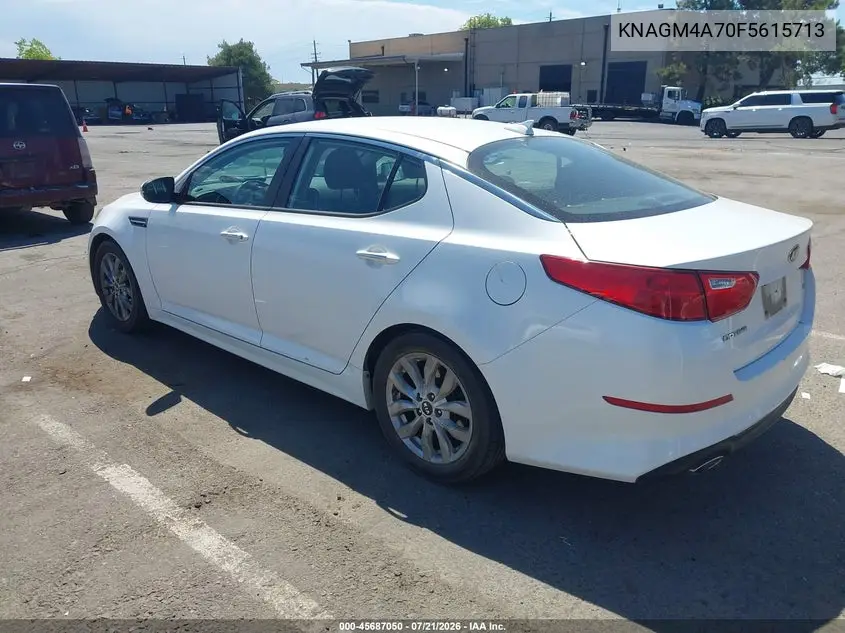 2015 Kia Optima Lx VIN: KNAGM4A70F5615713 Lot: 45687050