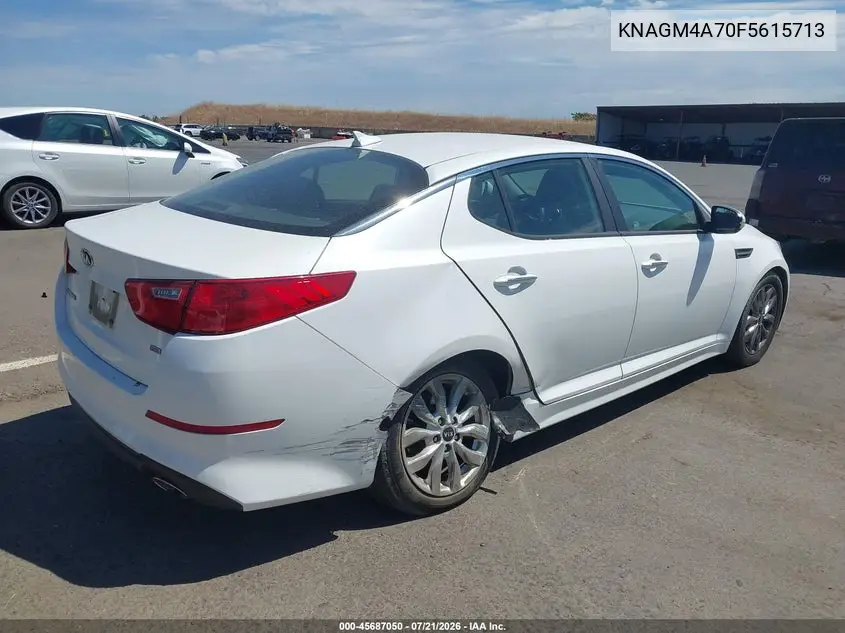 2015 Kia Optima Lx VIN: KNAGM4A70F5615713 Lot: 45687050