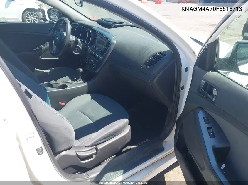 2015 Kia Optima Lx VIN: KNAGM4A70F5615713 Lot: 45687050