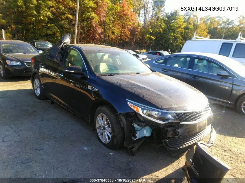 5XXGT4L34GG097019 2016 Kia Optima Lx