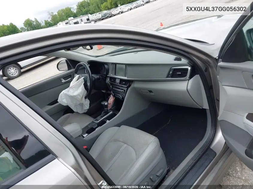 2016 Kia Optima Ex VIN: 5XXGU4L37GG056302 Lot: 45422899