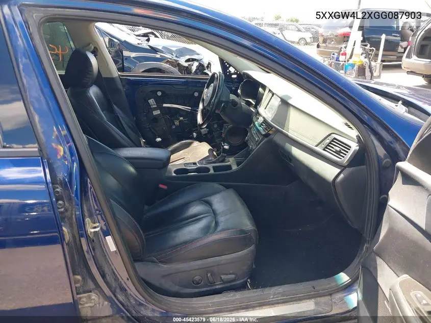 2016 Kia Optima Sx Turbo VIN: 5XXGW4L2XGG087903 Lot: 45423579
