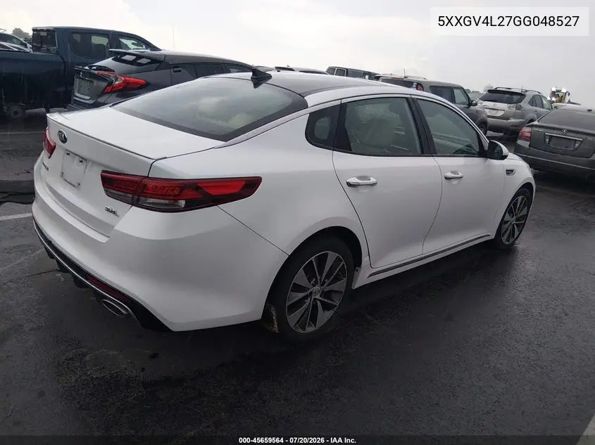 2016 Kia Optima Sxl Turbo VIN: 5XXGV4L27GG048527 Lot: 45659564