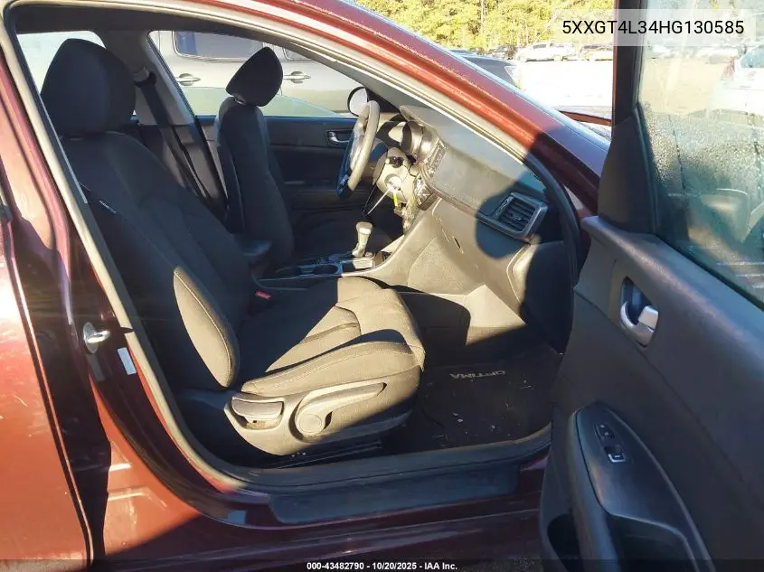 5XXGT4L34HG130585 2017 Kia Optima Lx