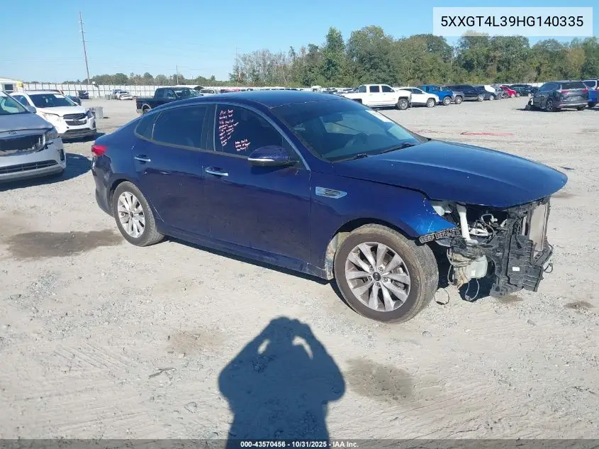 5XXGT4L39HG140335 2017 Kia Optima Lx