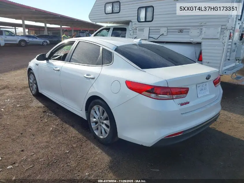 5XXGT4L37HG173351 2017 Kia Optima Lx