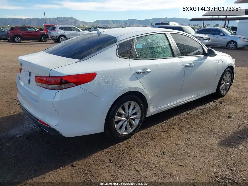 5XXGT4L37HG173351 2017 Kia Optima Lx